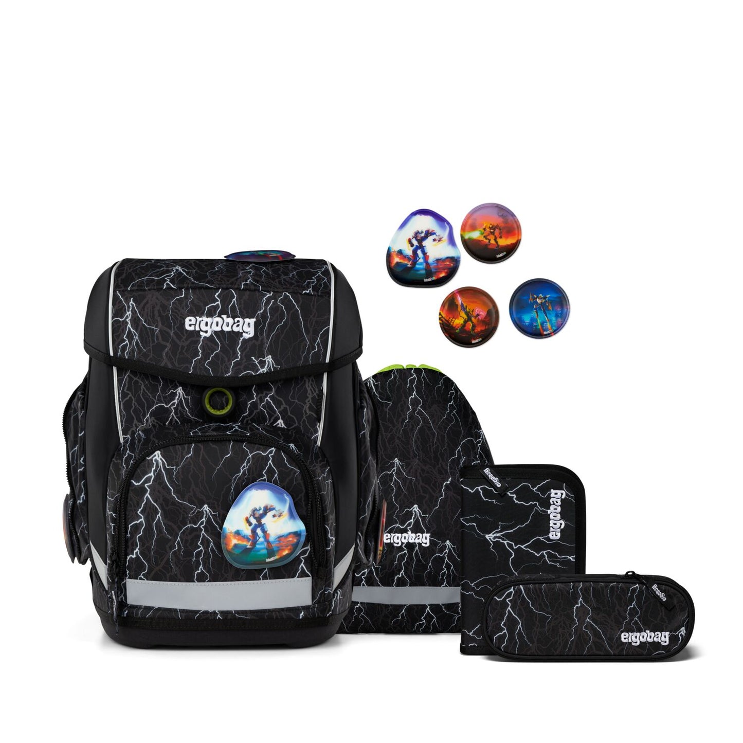 ergobag cubo Set schwarz