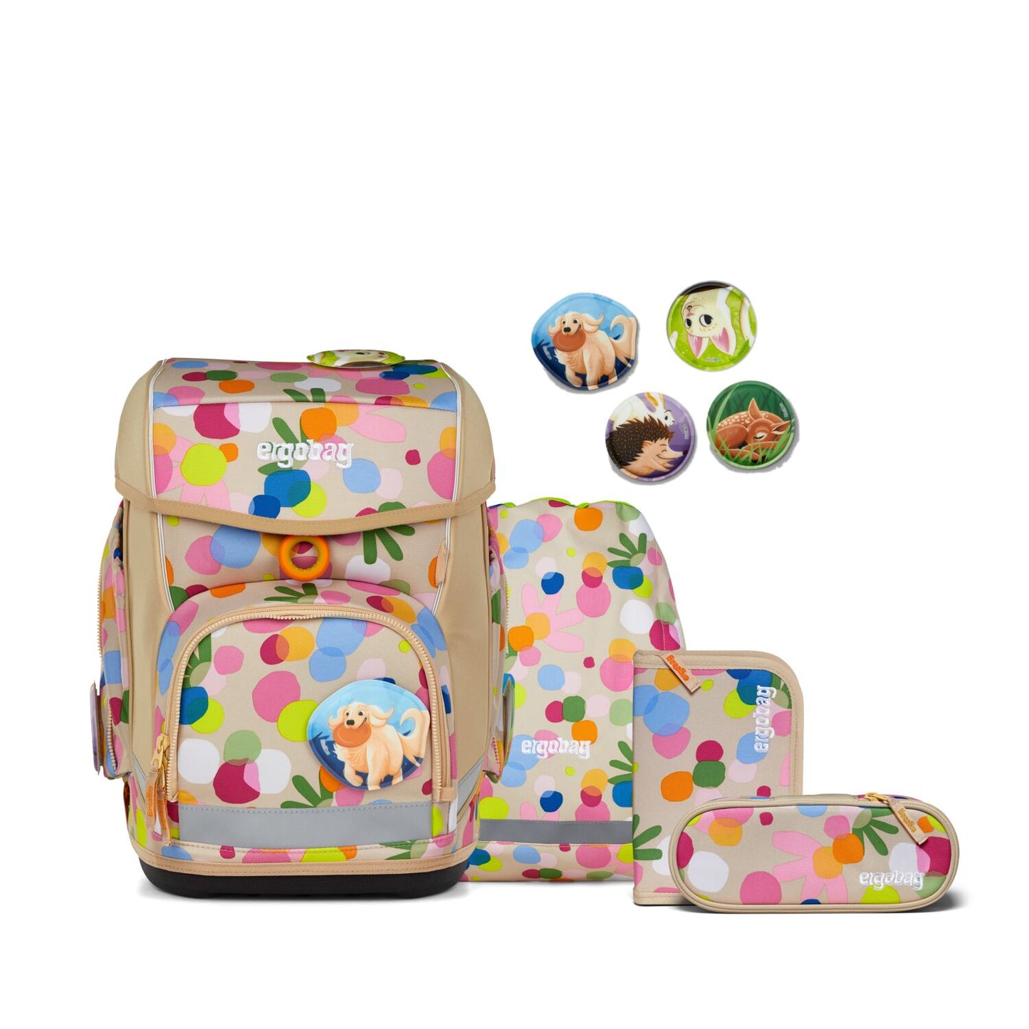 ergobag cubo Set beige kombi