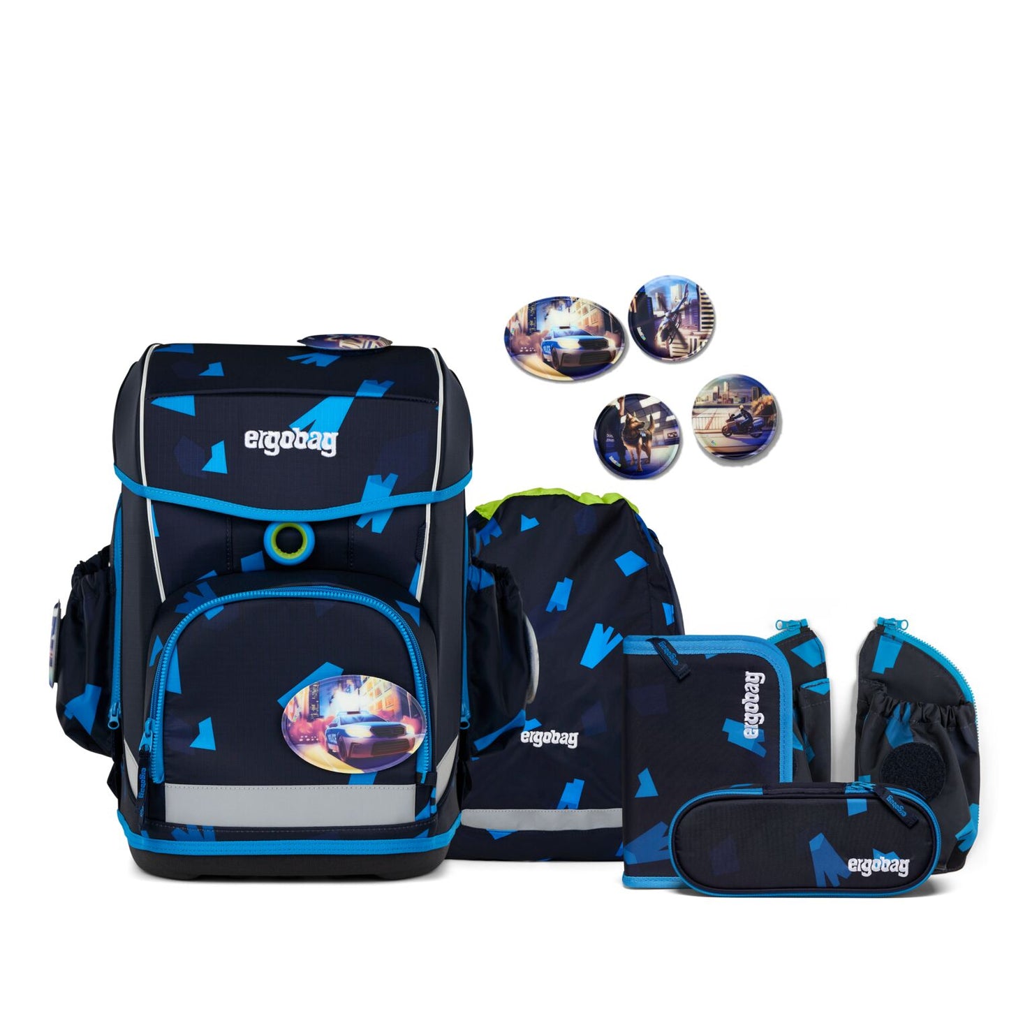 ergobag cubo light Set blau
