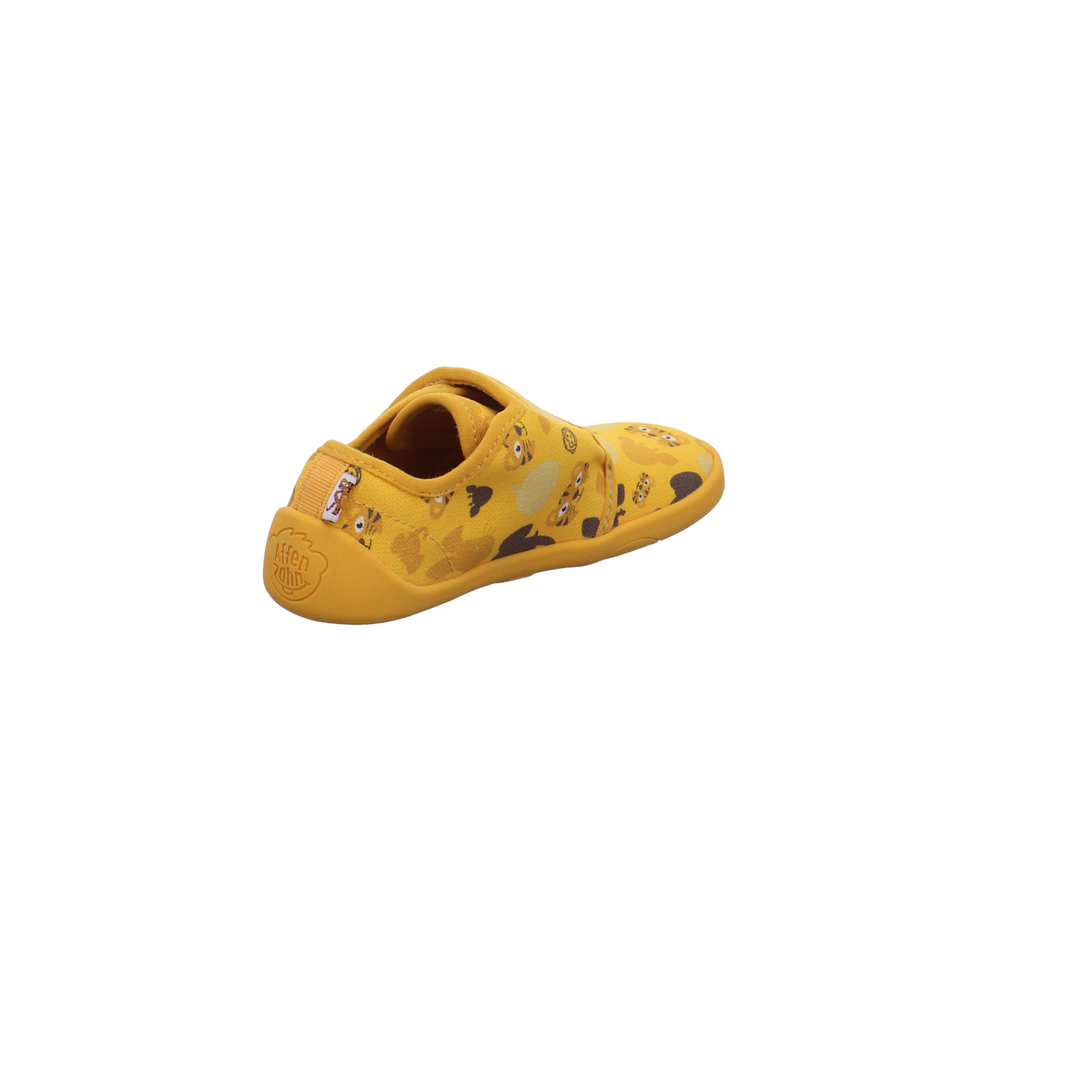 Affenzahn Hausschuh Baumwolle Movy gelb kombi Bild5