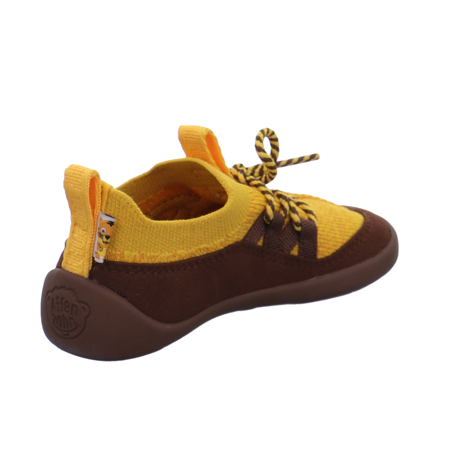Affenzahn Krabbel- und Lauflernschuhe gelb kombi Bild5