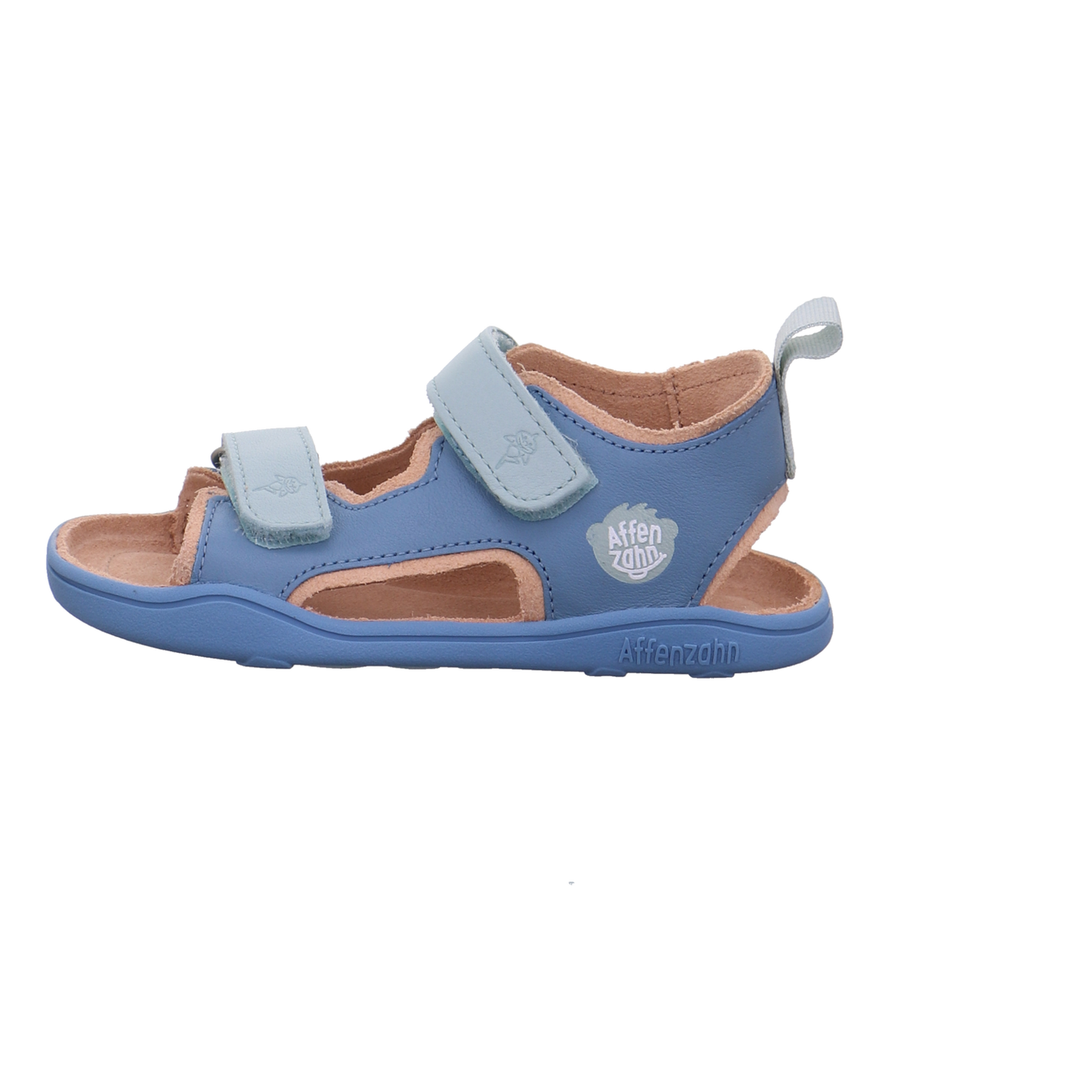 Affenzahn Sandal Leather Airy Hai blau kombi Bild1