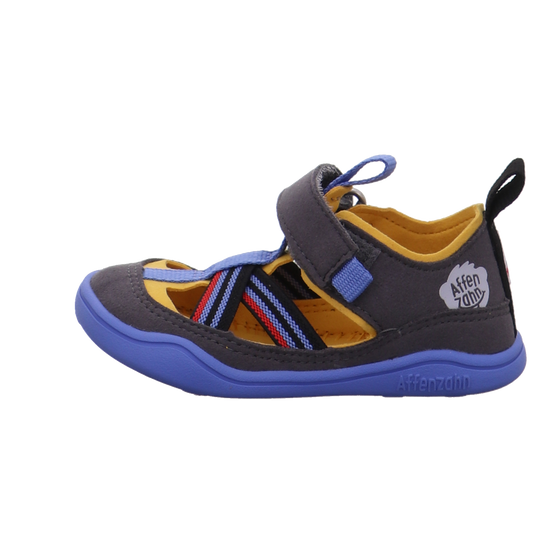 Affenzahn Sandale Vegan Breezy Tukan grau kombi Bild1