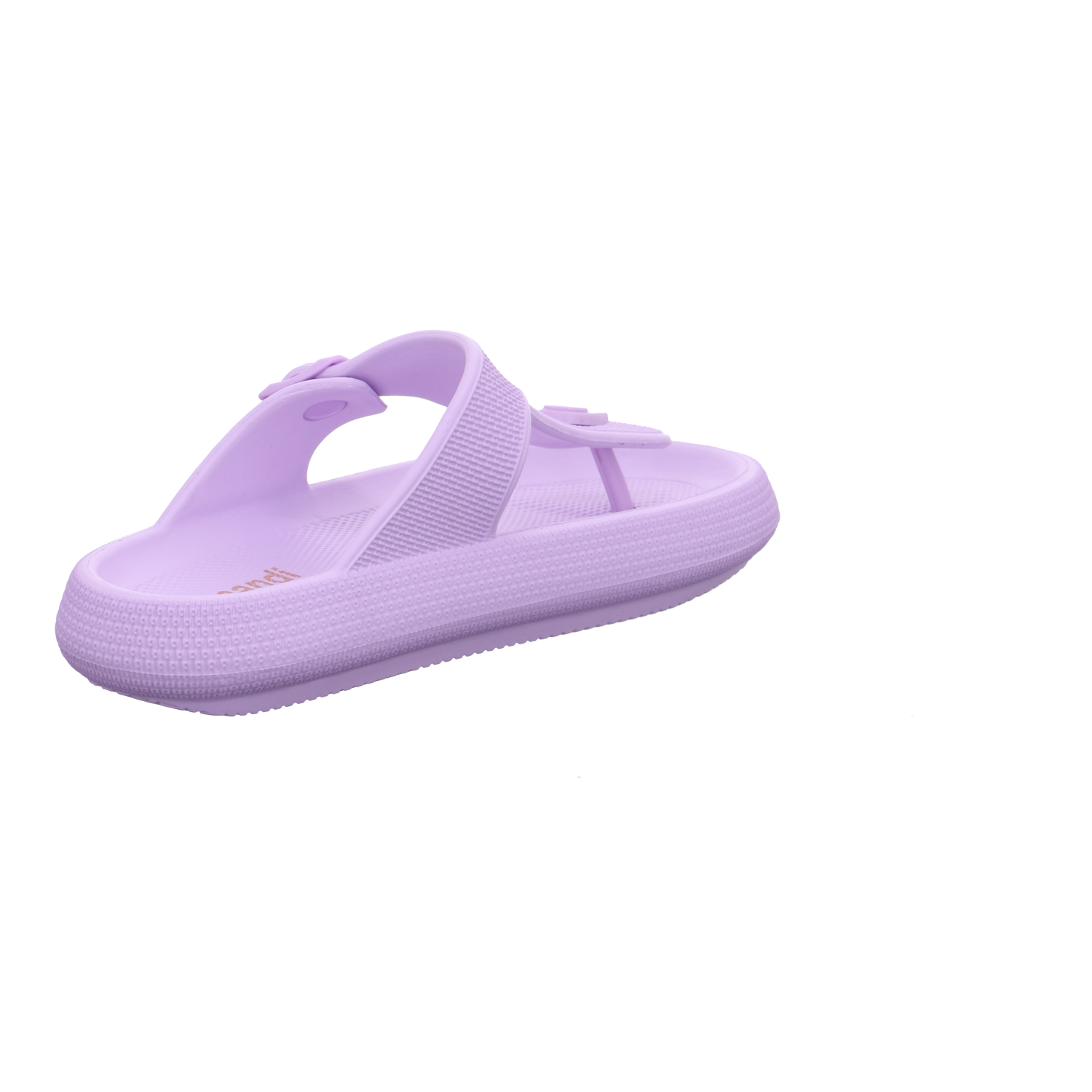 Cloxx Damen Badepantolette viola lila Bild5