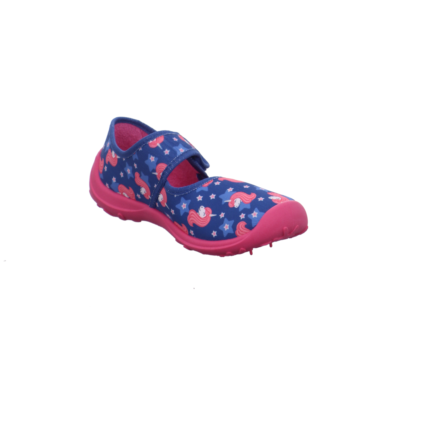 Fischer Markenschuh GmbH geschlossene Hausschuhe blau kombi Bild7