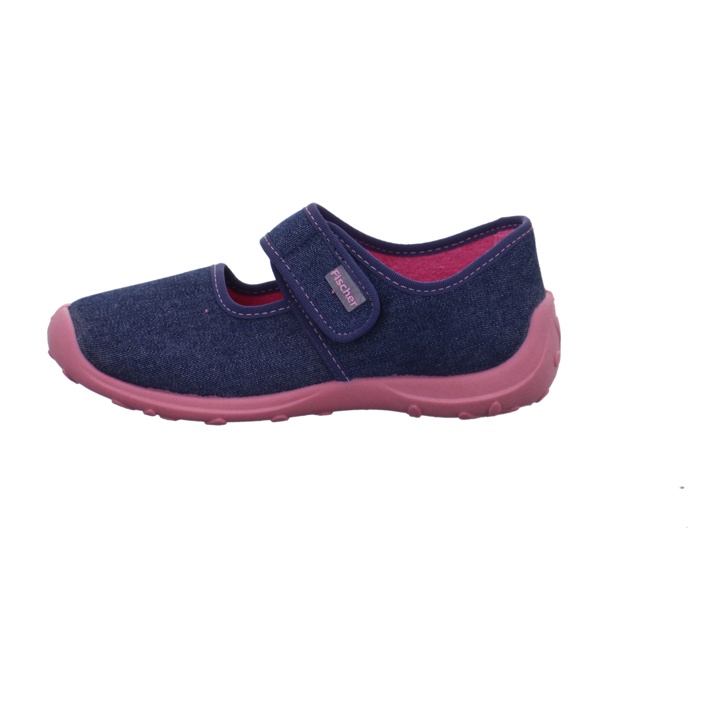 Fischer Markenschuh GmbH geschlossene Hausschuhe blau kombi Bild1