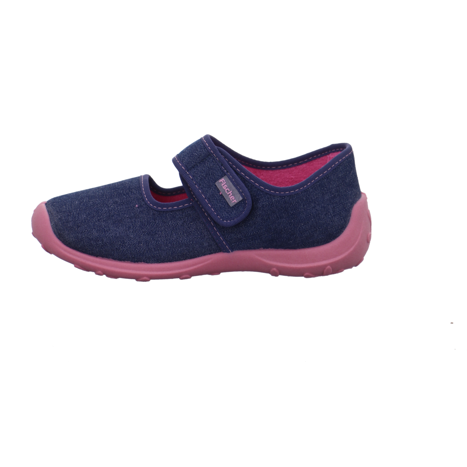 Fischer Markenschuh GmbH geschlossene Hausschuhe blau kombi Bild1