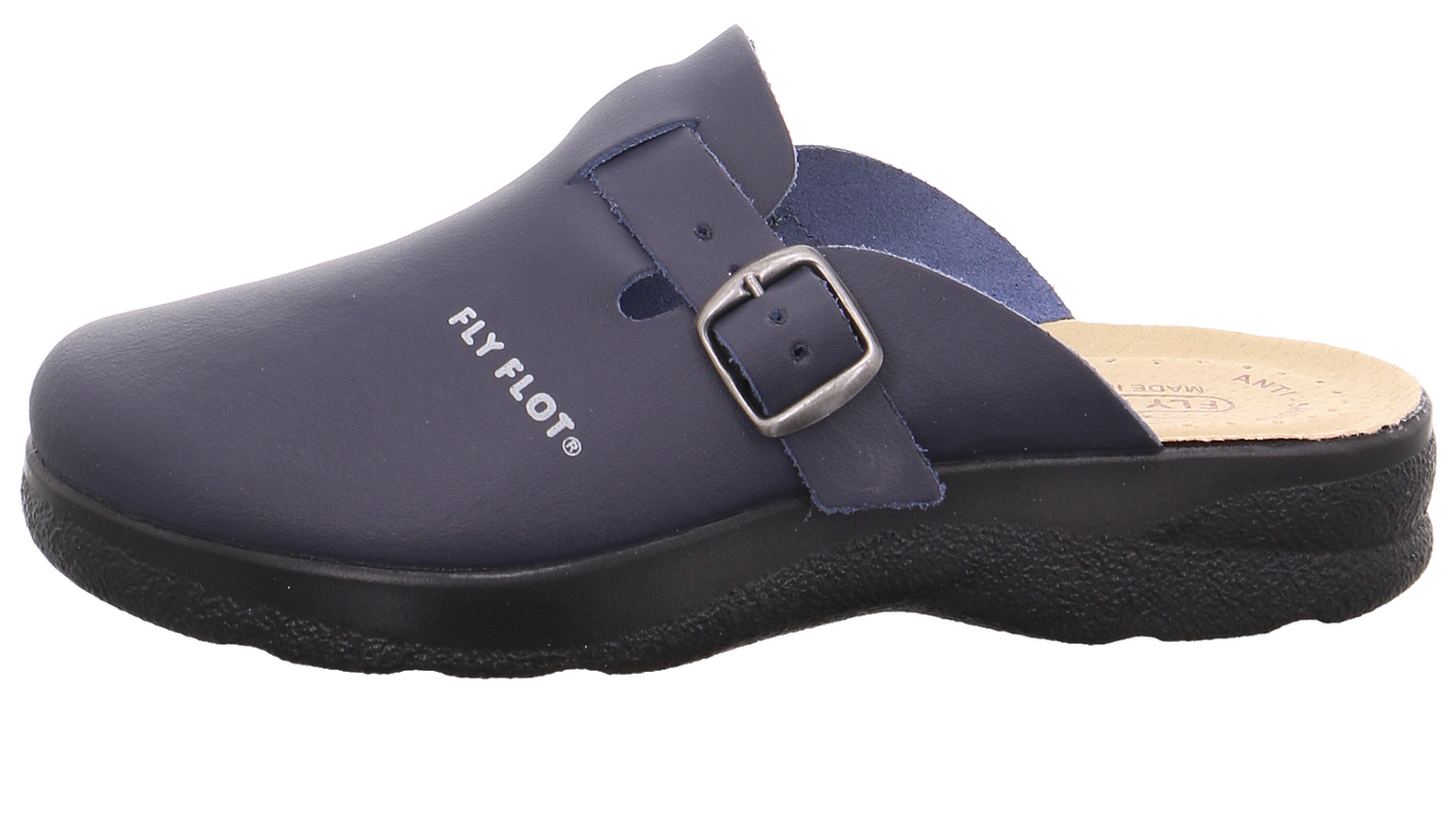 Fly Flot Tieffußbett Clog blau Bild1