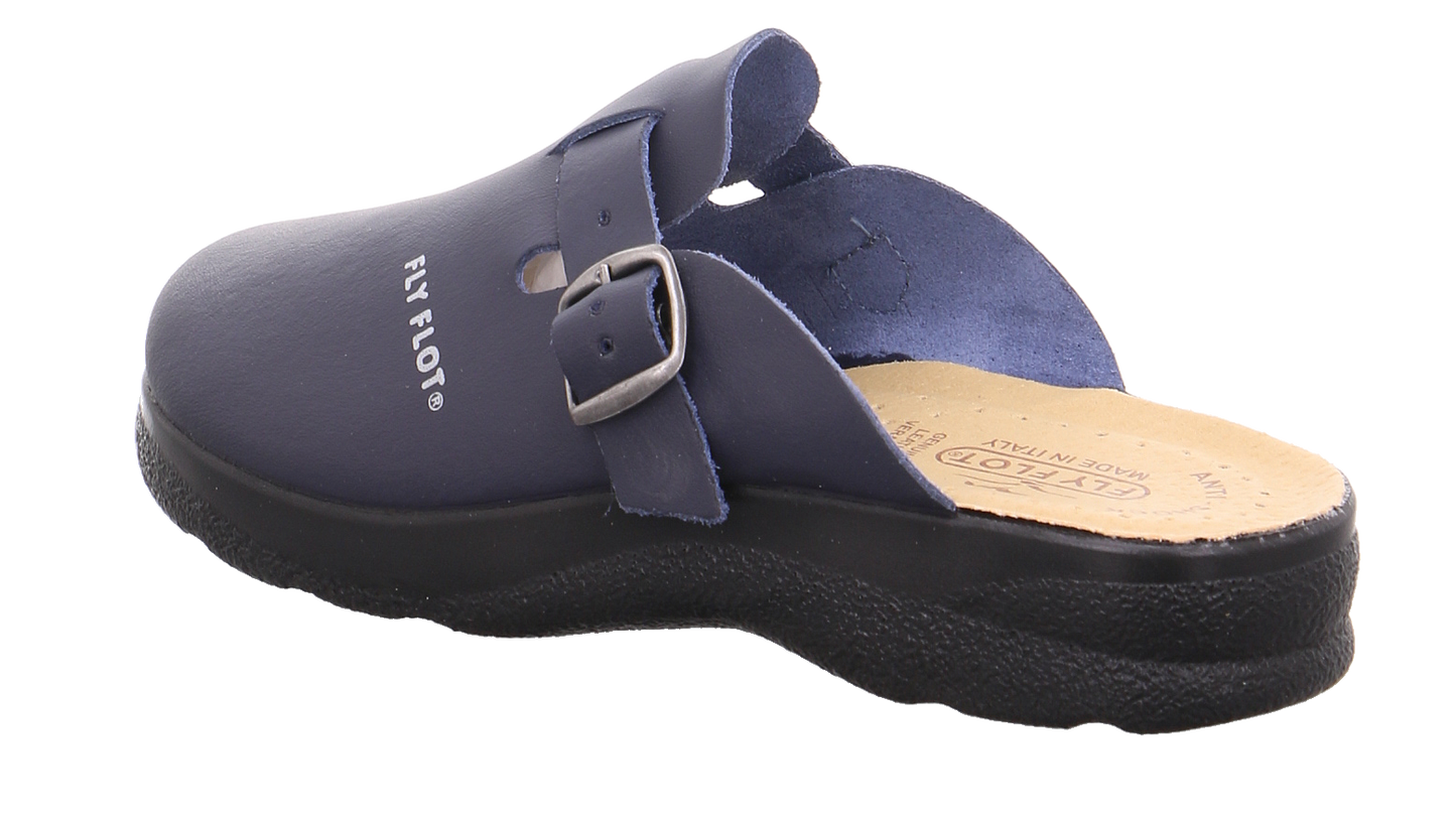 Fly Flot Tieffußbett Clog blau Bild3
