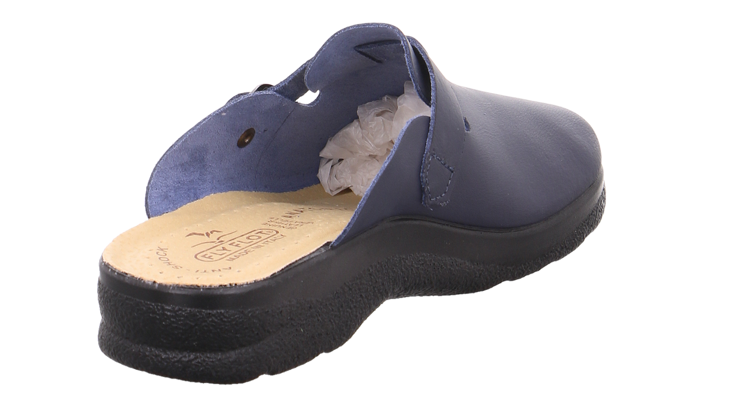 Fly Flot Tieffußbett Clog blau Bild5