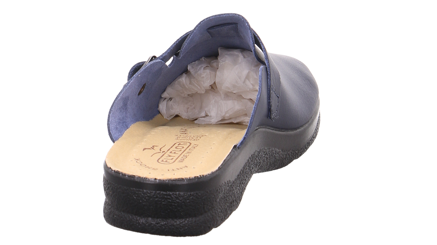 Fly Flot Tieffußbett Clog blau Bild7