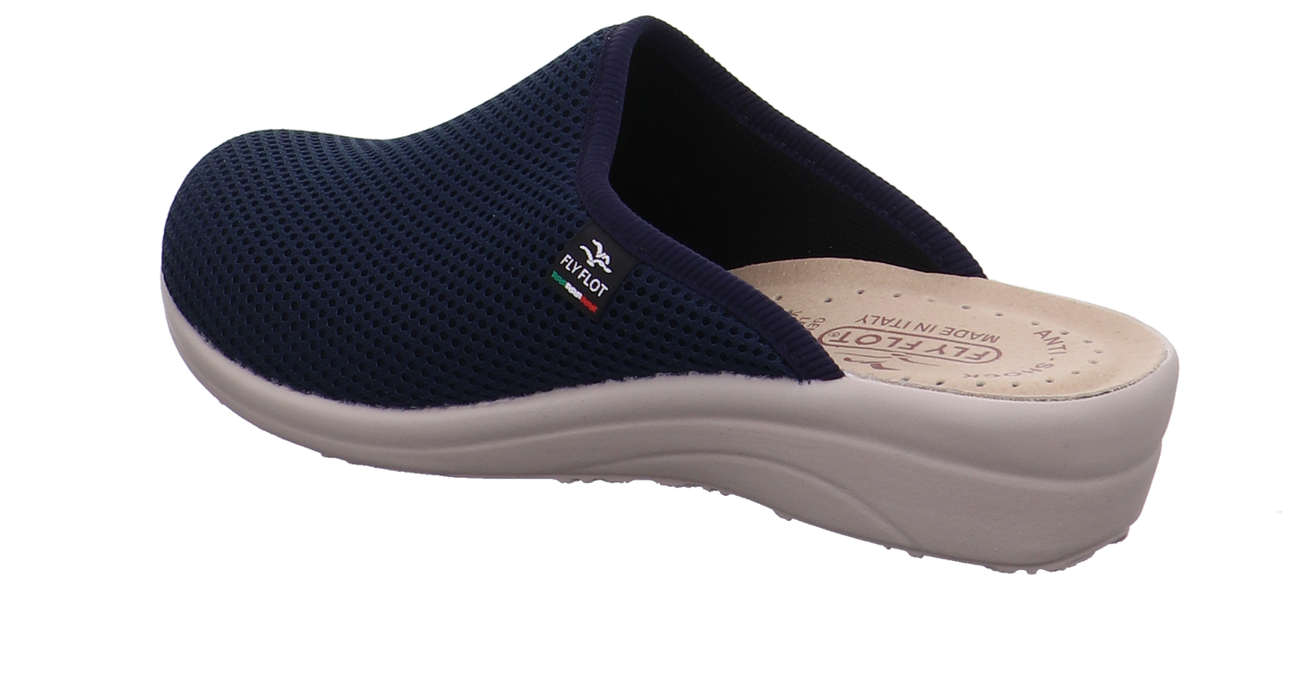 Fly Flot Tieffußbett Clog blau Bild3