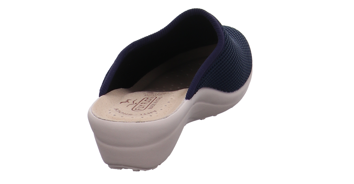 Fly Flot Tieffußbett Clog blau Bild7