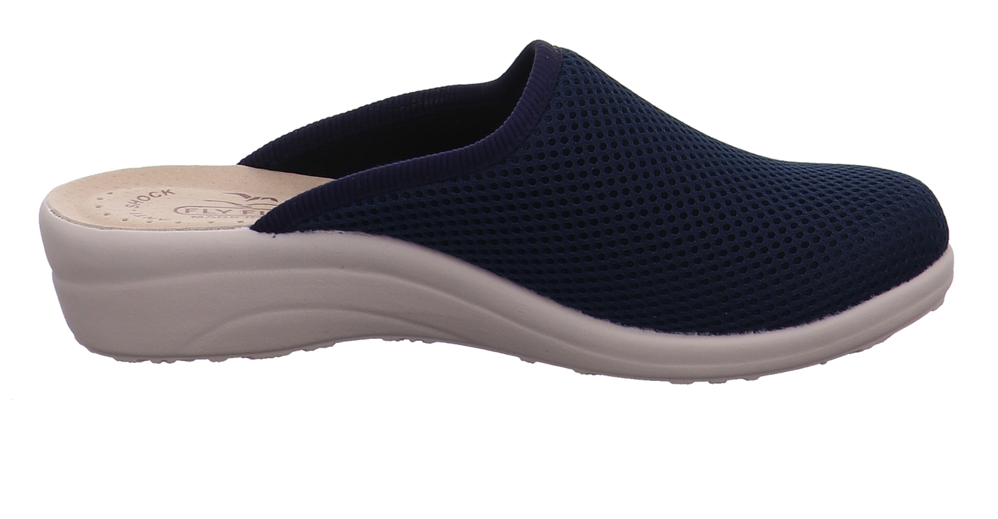 Fly Flot Tieffußbett Clog blau Bild11