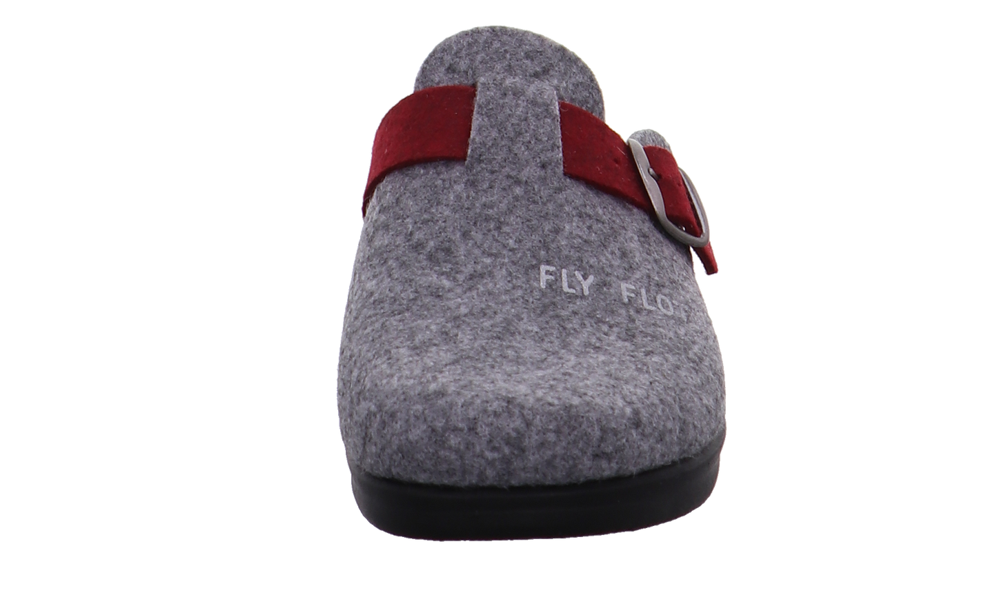 Fly Flot Tieffußbett Clog grau kombi Bild16