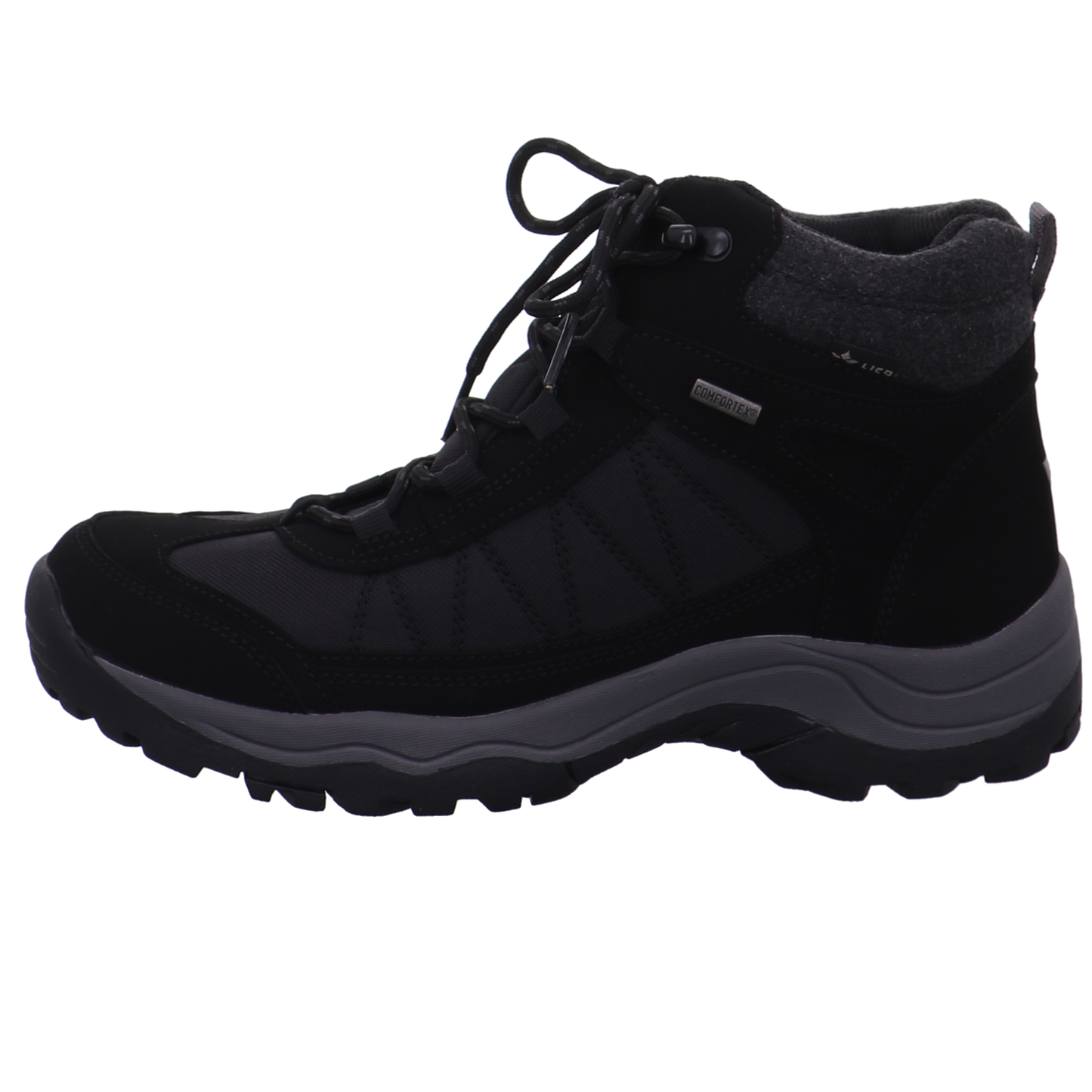 Lico Trekking Wanderschuhe schwarz kombi Bild1