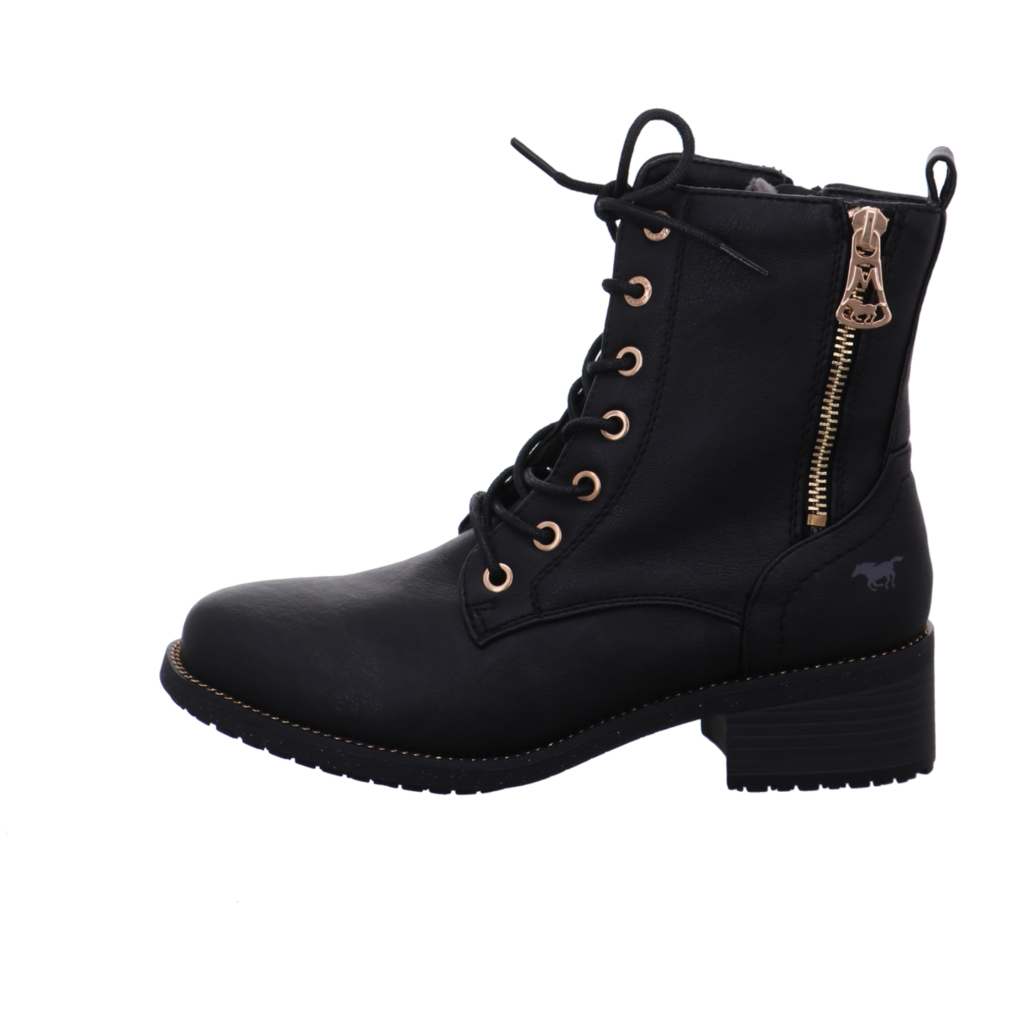 Mustang Stiefeletten schwarz kombi Bild1