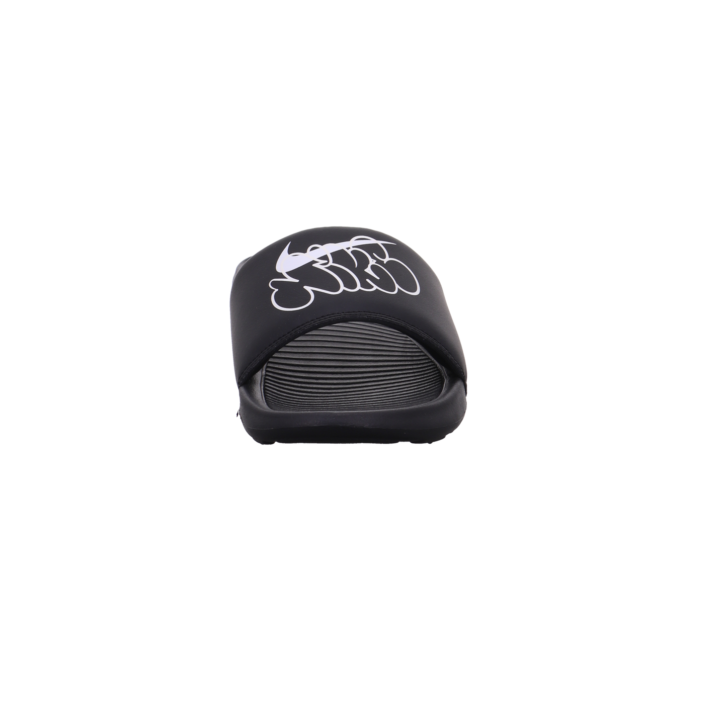 Nike NK VICTORI ONE SLIDE PRINT schwarz-weiß Bild3