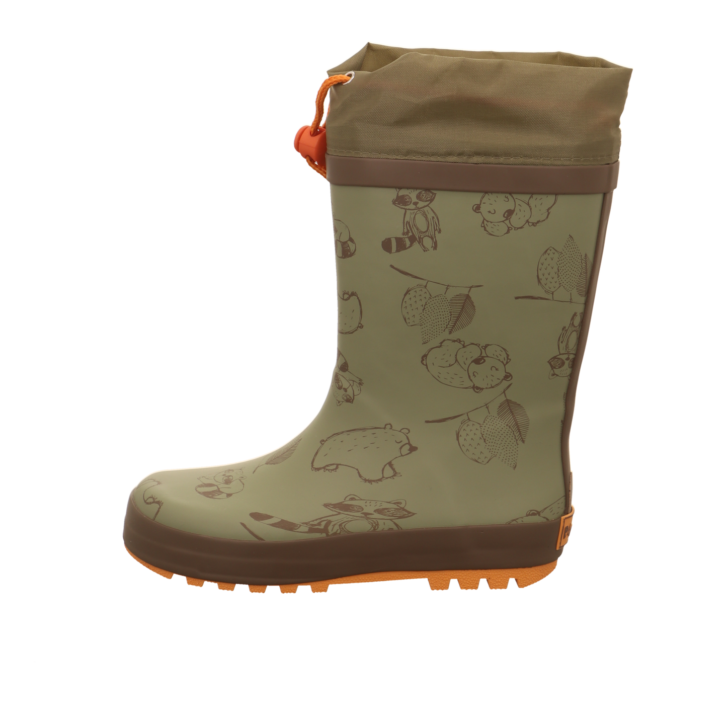 Playshoes Waschbär olive Bild1