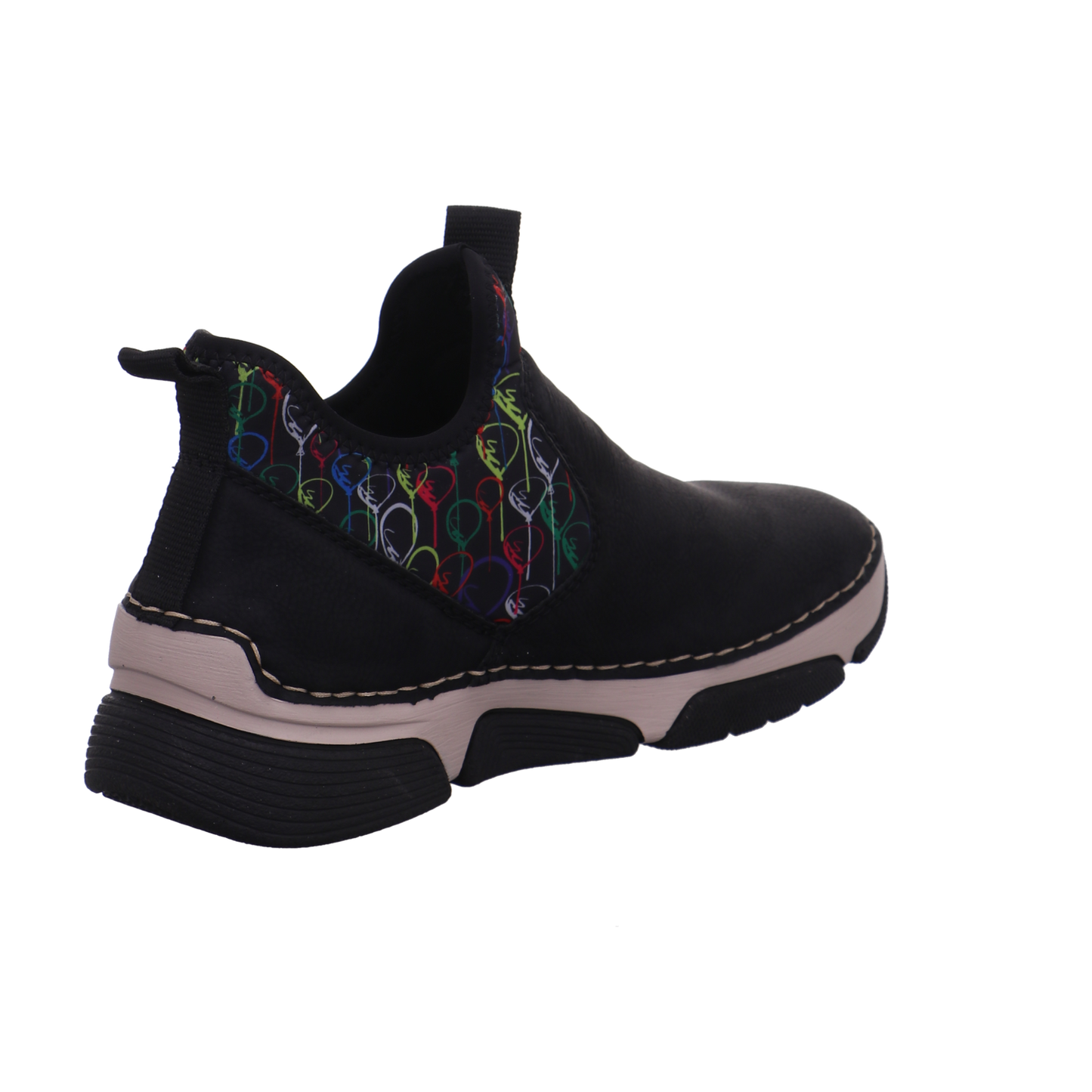 Rieker Halbschuhe schwarz kombi Bild5
