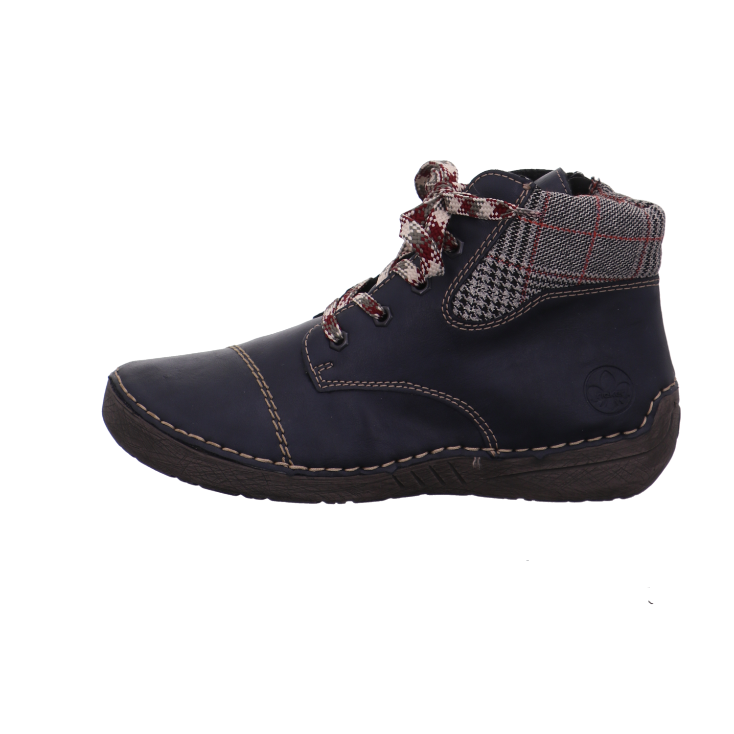 Rieker Stiefeletten blau kombi Bild1