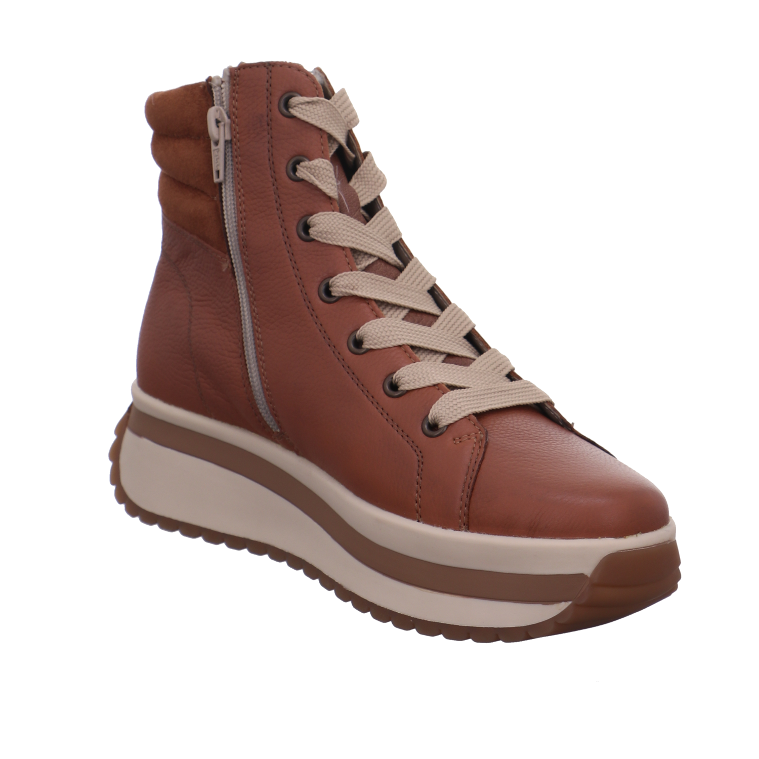 Rieker Stiefeletten braun kombi Bild7