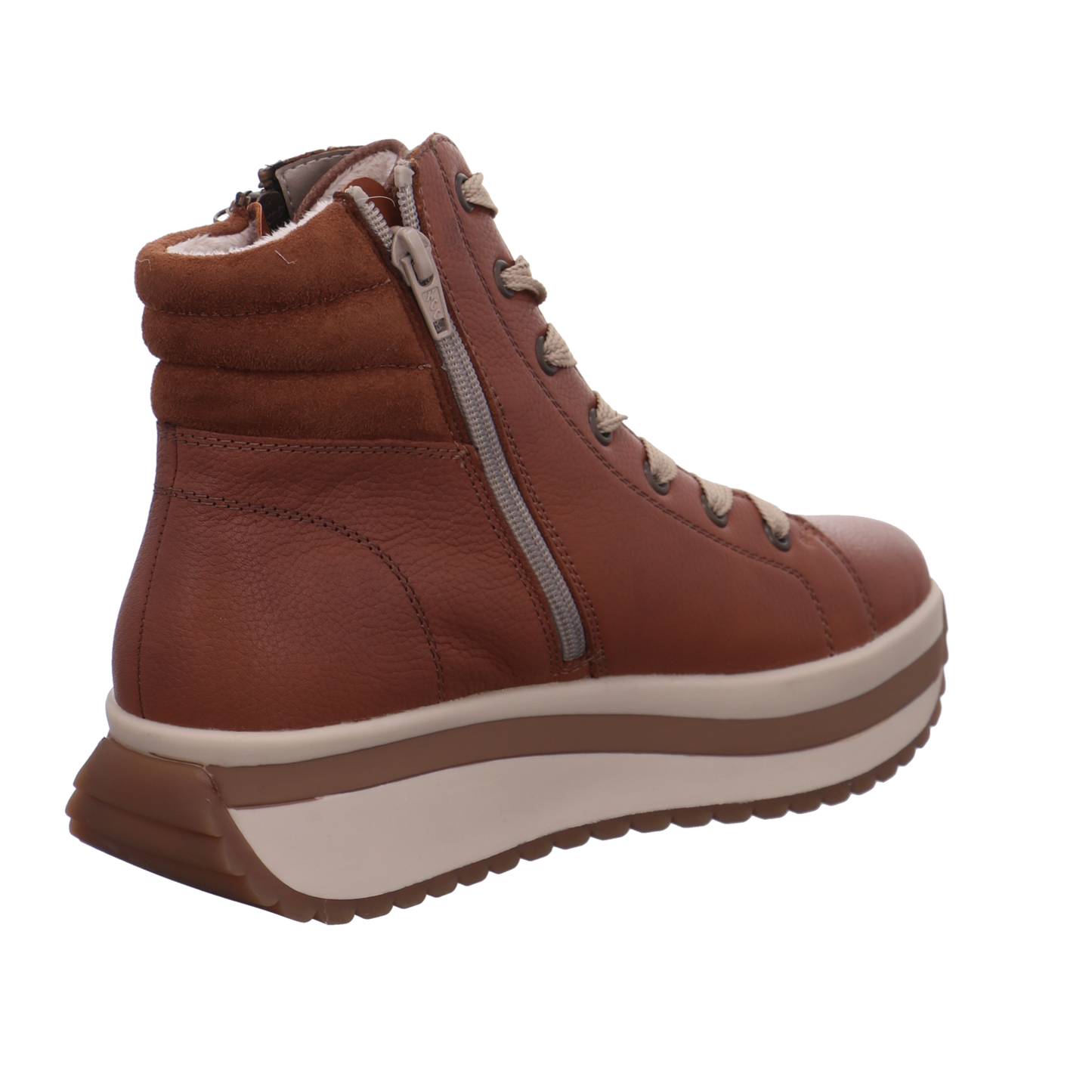 Rieker Stiefeletten braun kombi Bild5