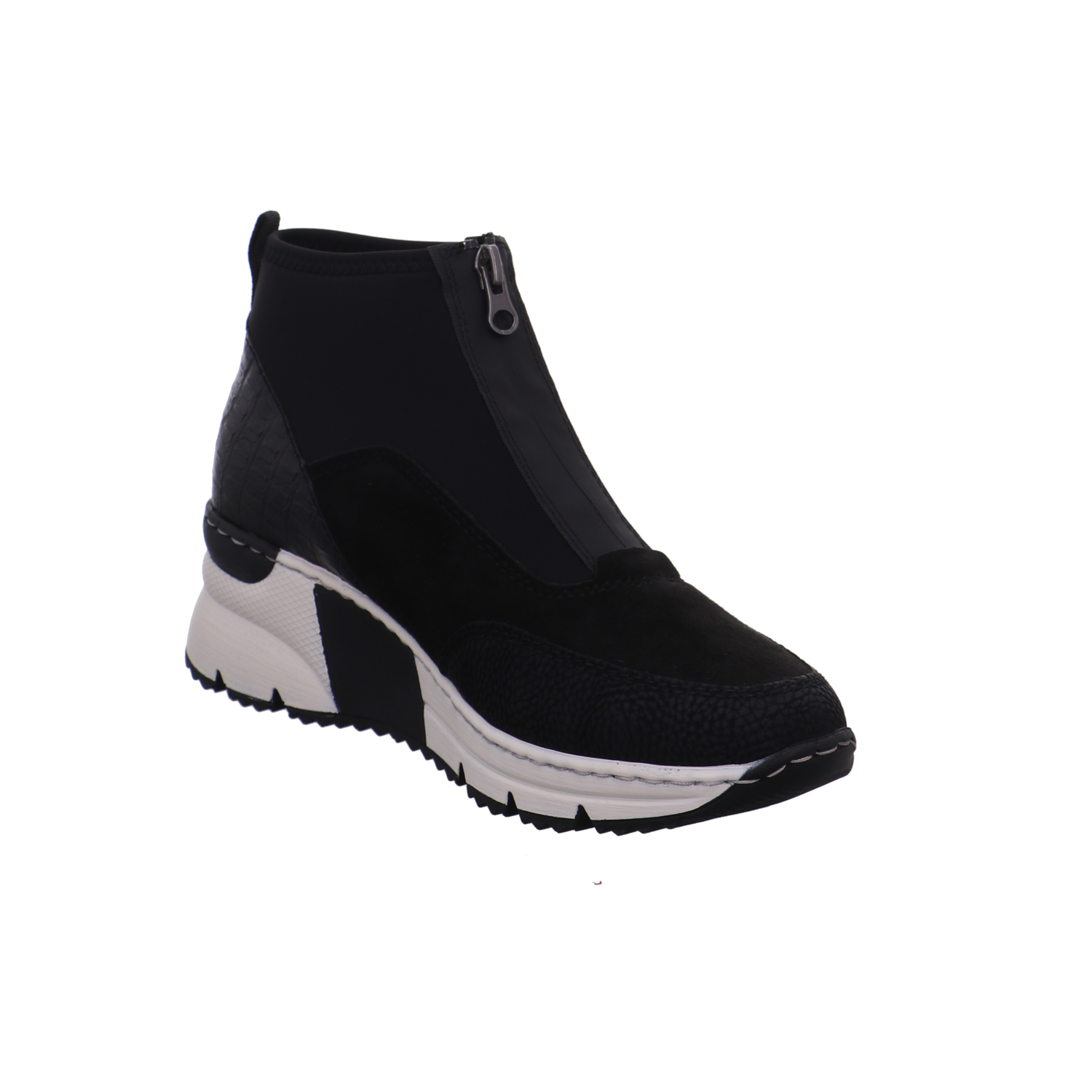 Rieker Stiefeletten schwarz kombi Bild7