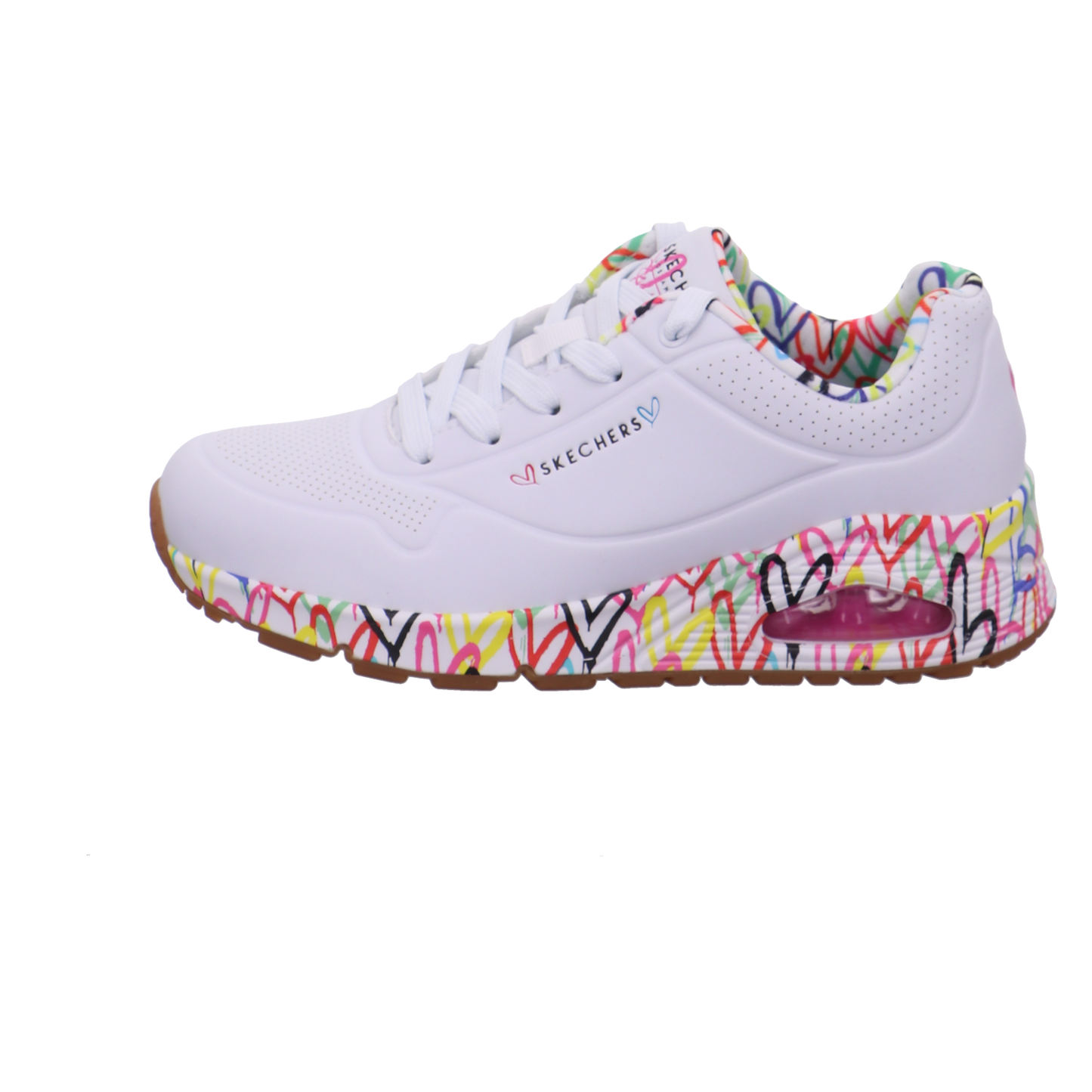 Skechers Training und Hallenschuhe weiß kombi Bild1