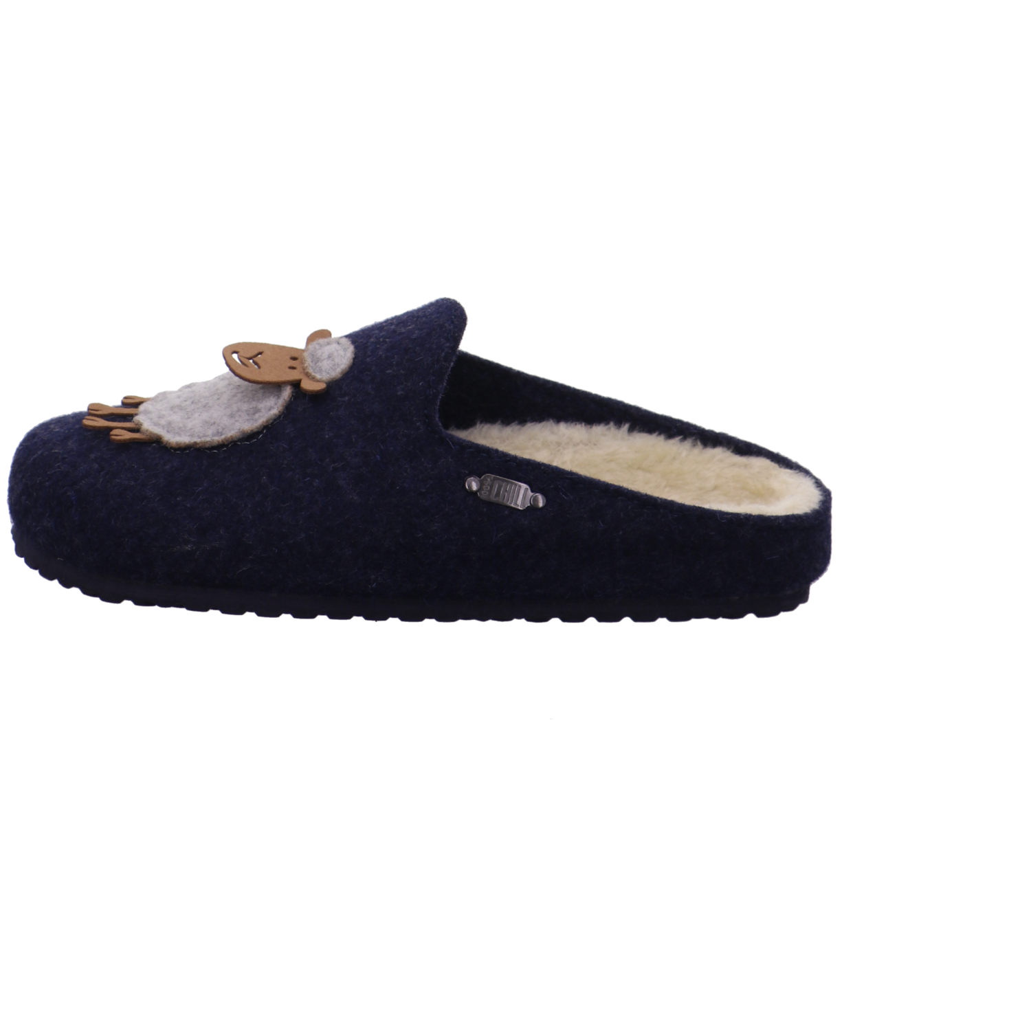 Supersoft Tieffußbett Clog blau kombi Bild1