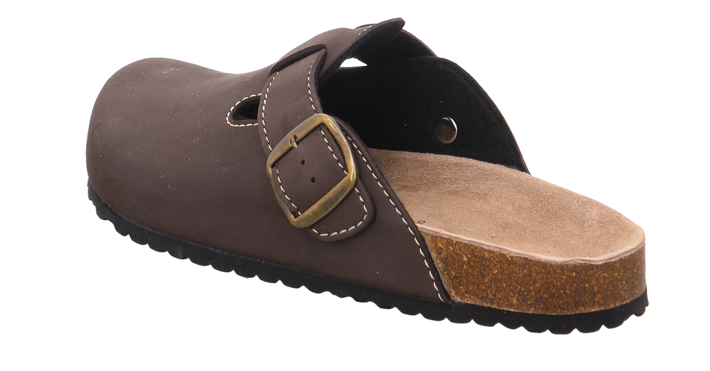 Supersoft Tieffußbett Clog braun Bild3