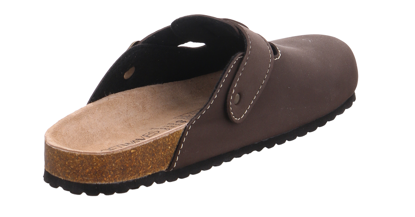 Supersoft Tieffußbett Clog braun Bild5