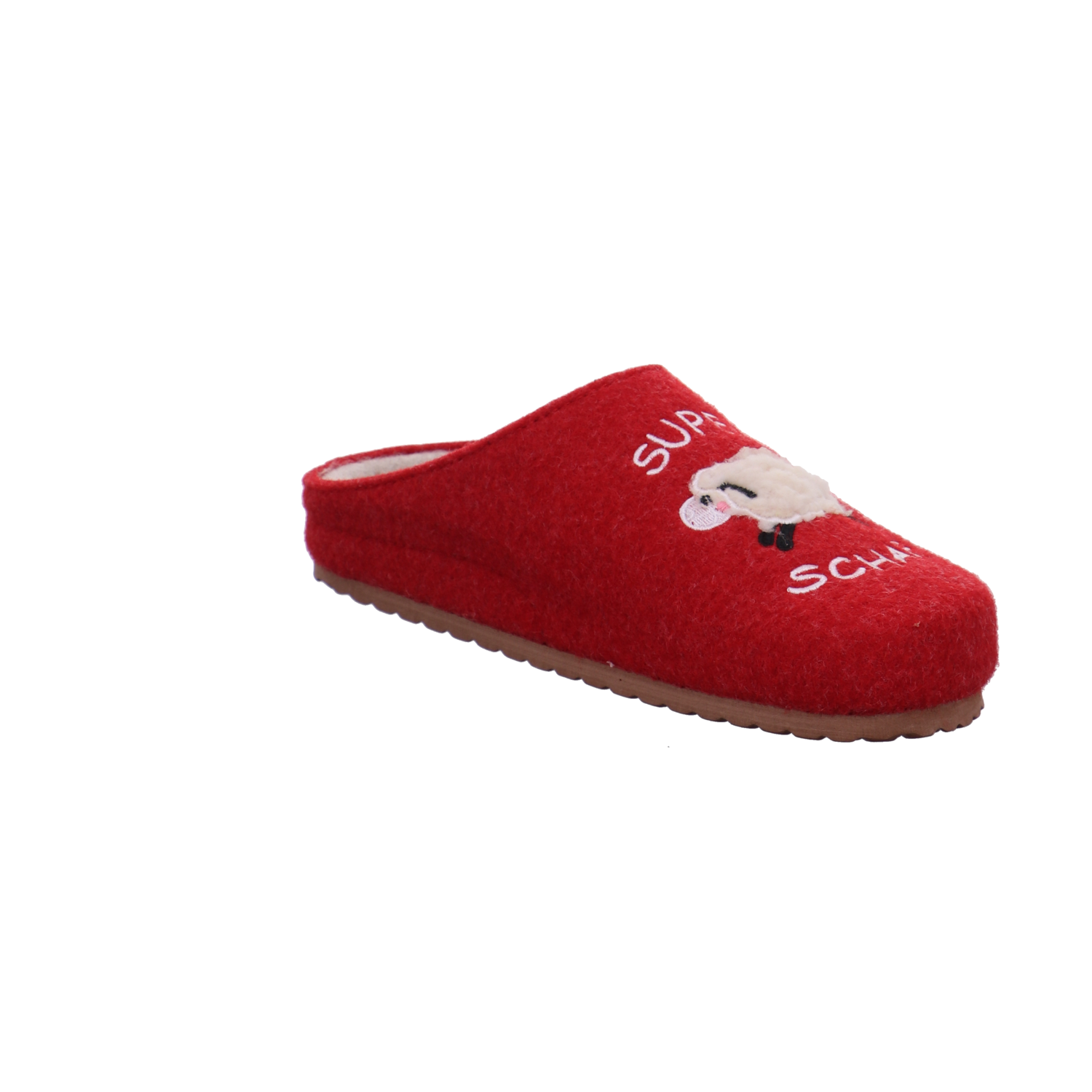 Supersoft Tieffußbett Clog rot kombi Bild7