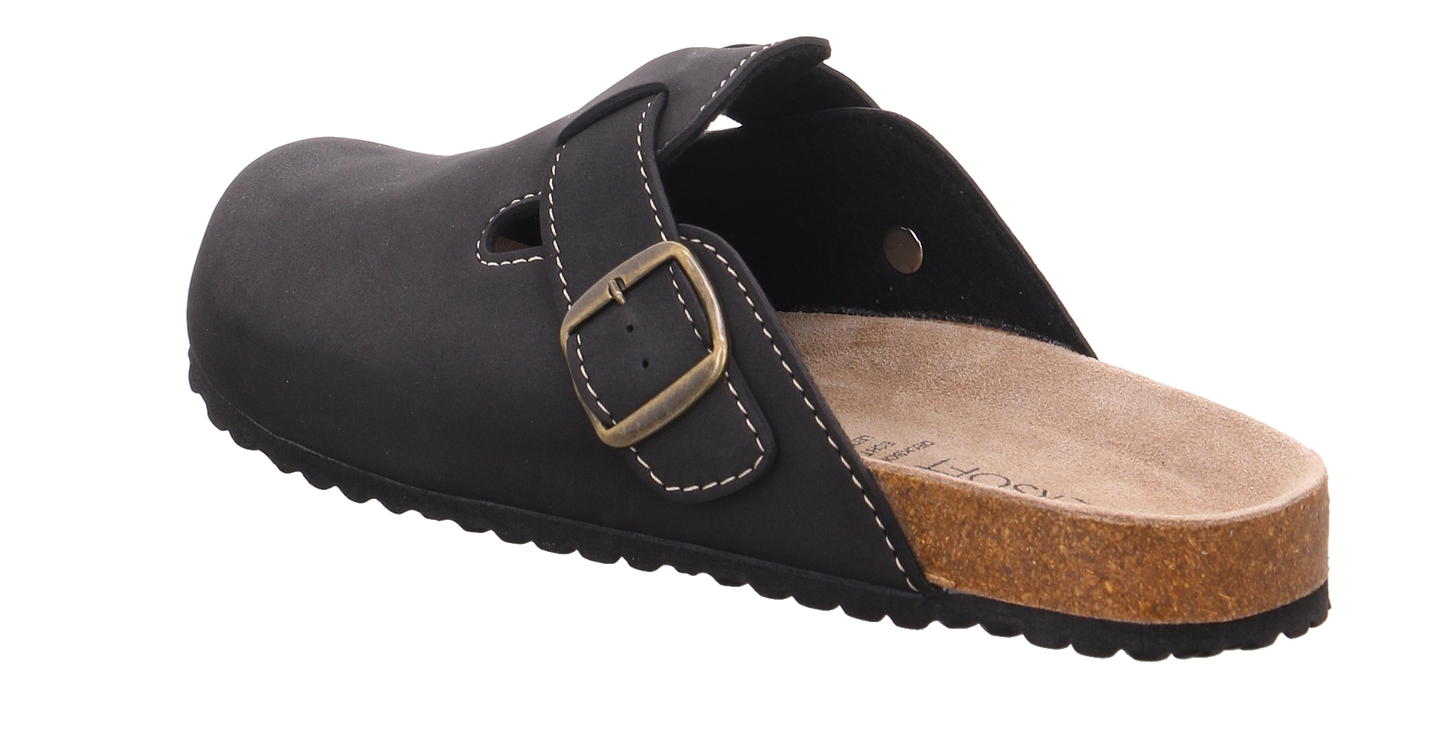 Supersoft Tieffußbett Clog schwarz Bild3