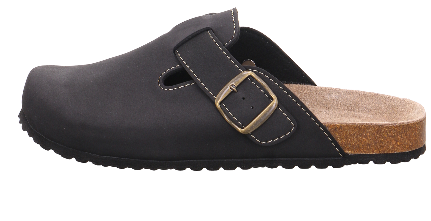 Supersoft Tieffußbett Clog schwarz Bild1