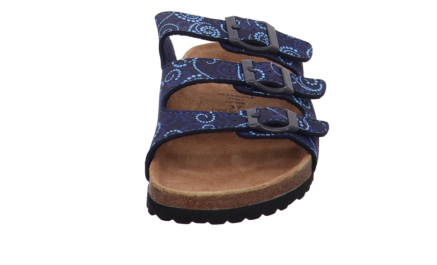 Supersoft Tieffußbettpantoletten blau Bild16