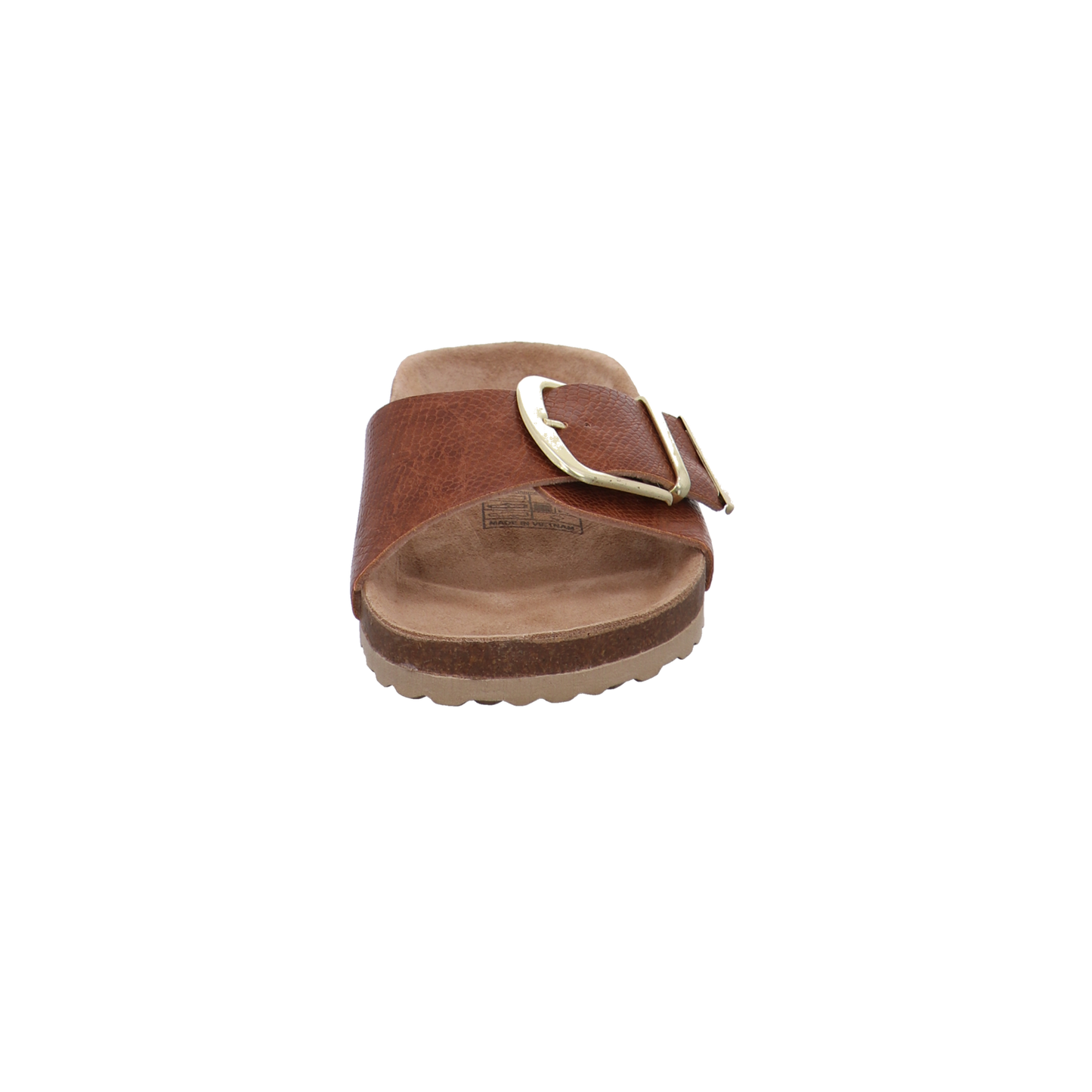 Supersoft Tieffußbettpantoletten cognac Bild3