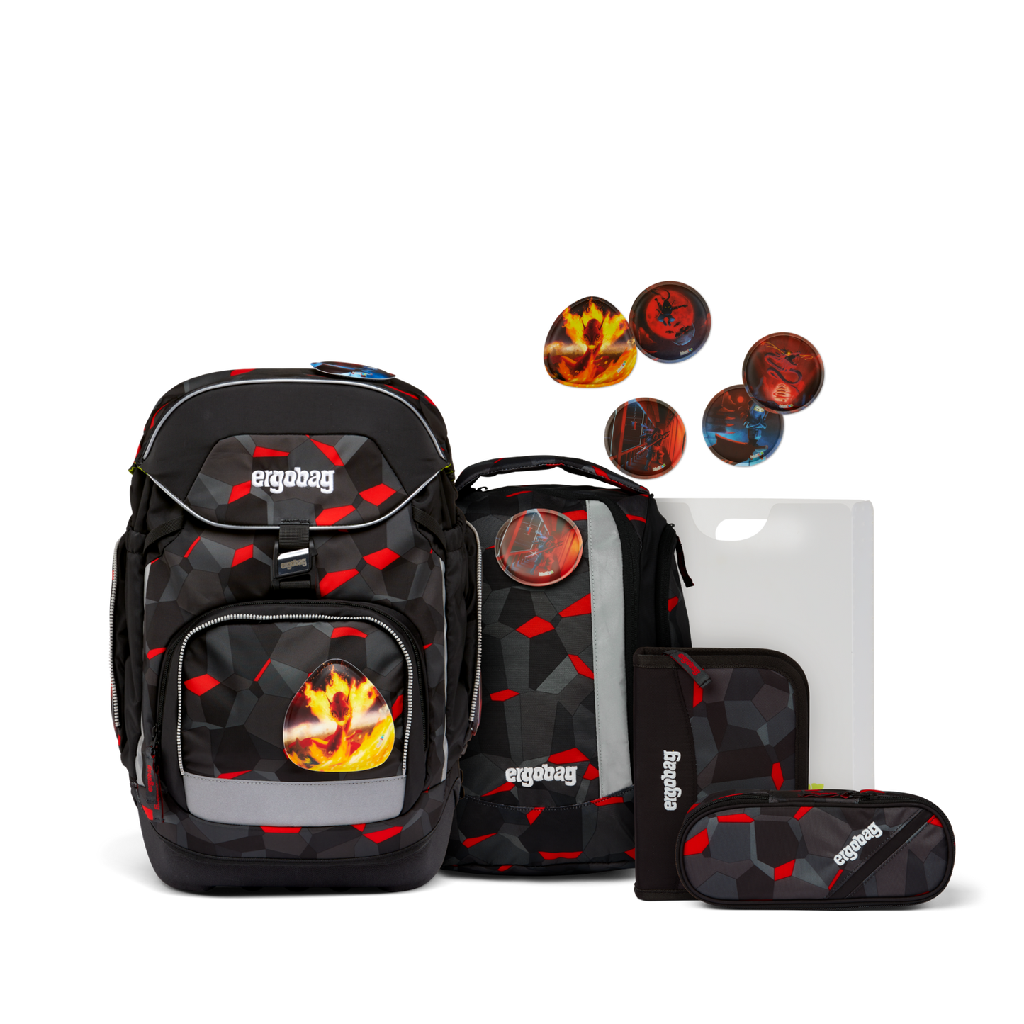 ergobag pack-set schwarz kombi