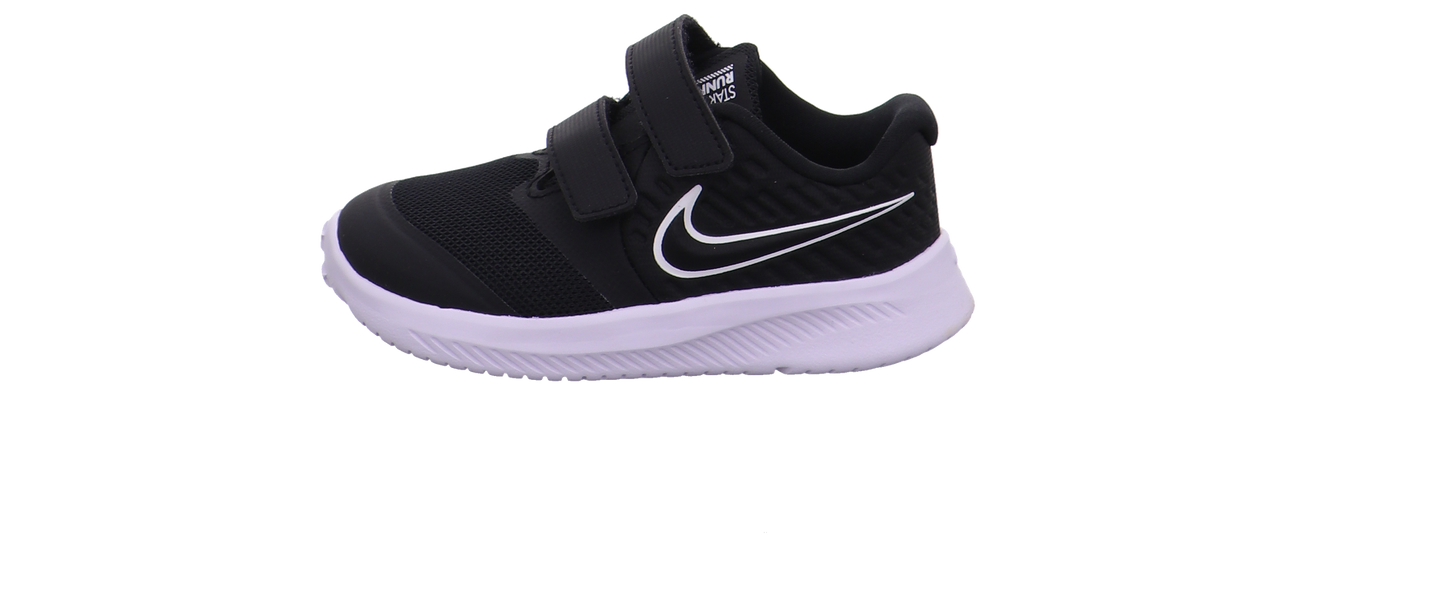 Nike Krabbel- und Lauflernschuhe schwarz-weiß Bild1