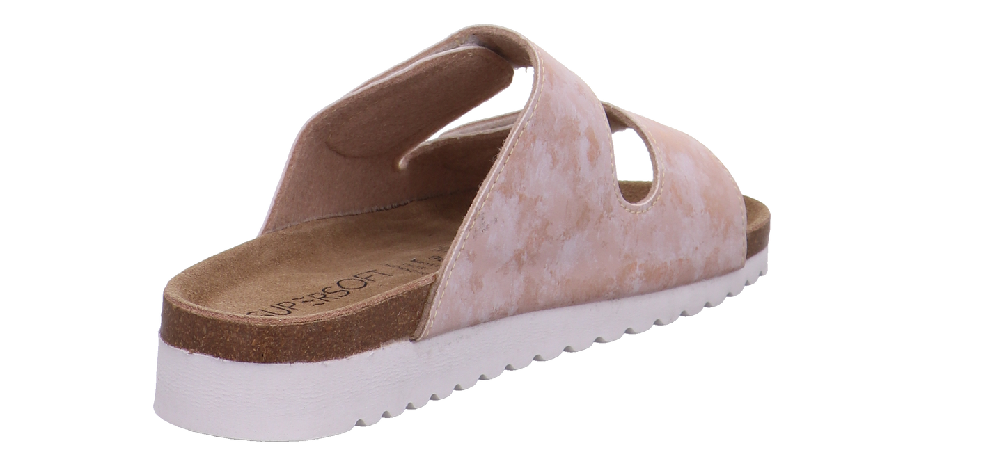 Supersoft Tieffußbettpantoletten rose Bild5