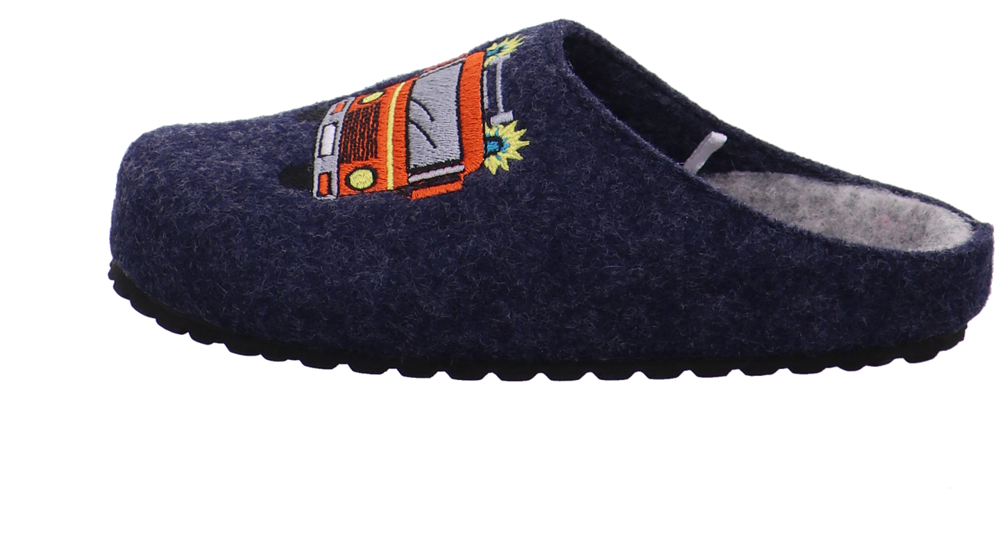 Supersoft Clog blau kombi Bild1