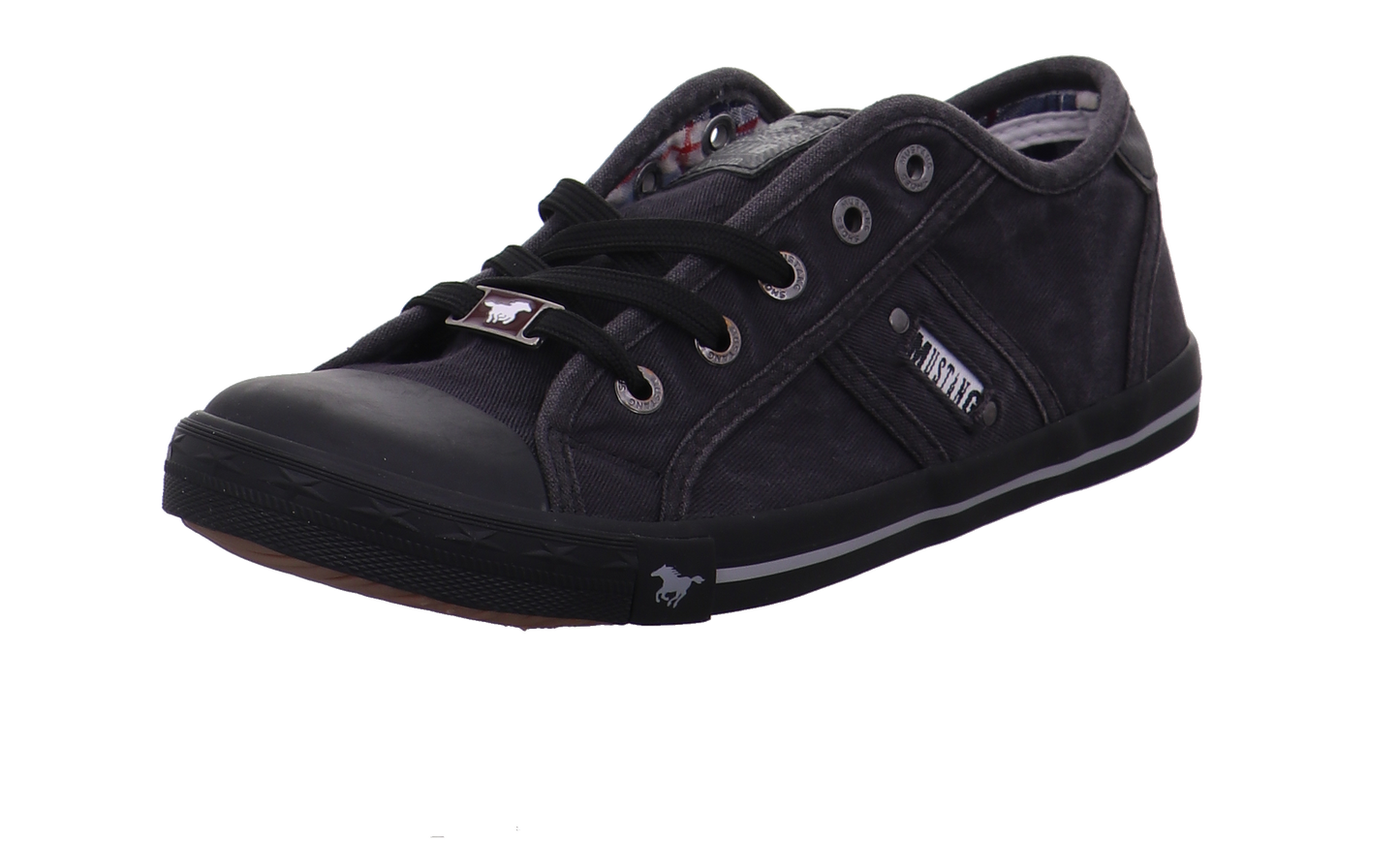 Mustang Sneaker grau kombi Bild5