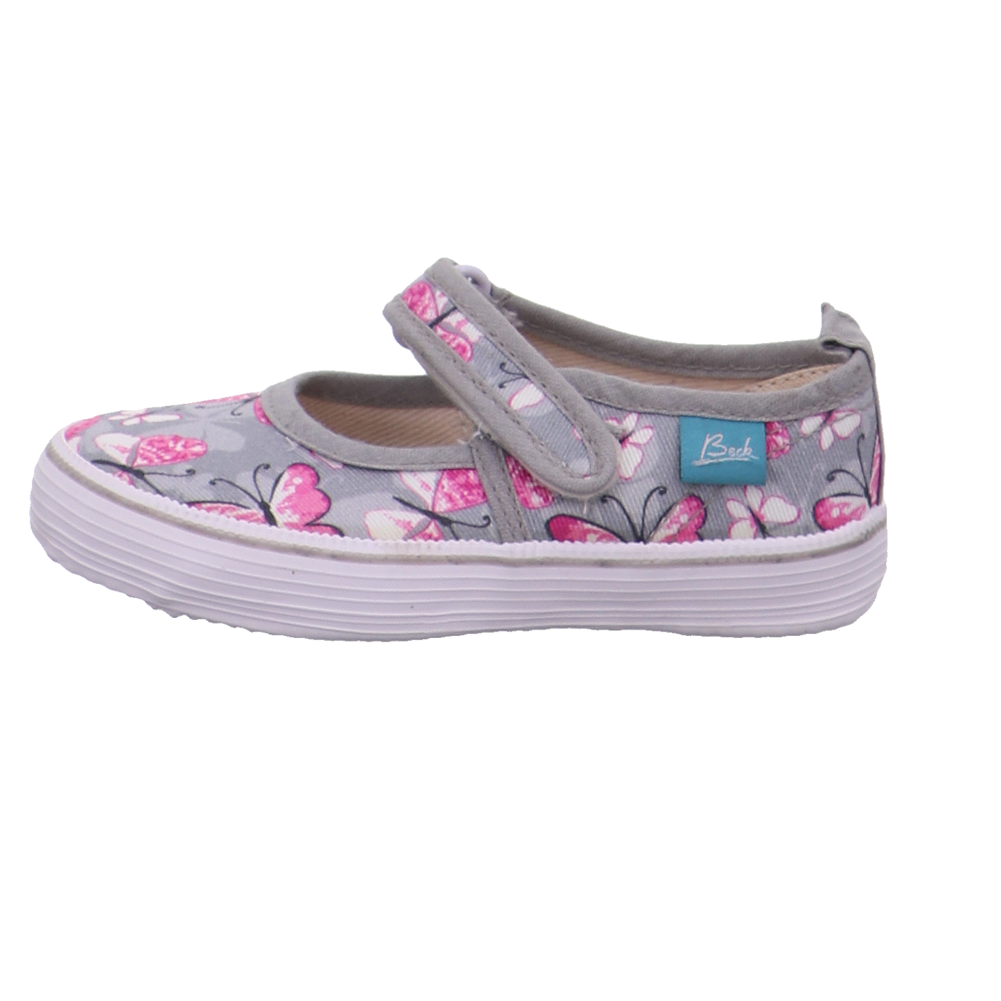 Beck Krabbel- und Lauflernschuhe grau kombi Bild1