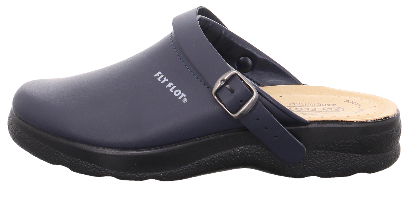 Fly Flot Tieffußbett Clog blau Bild1