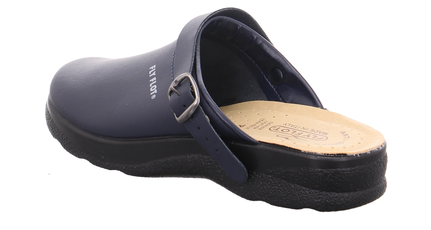 Fly Flot Tieffußbett Clog blau Bild3