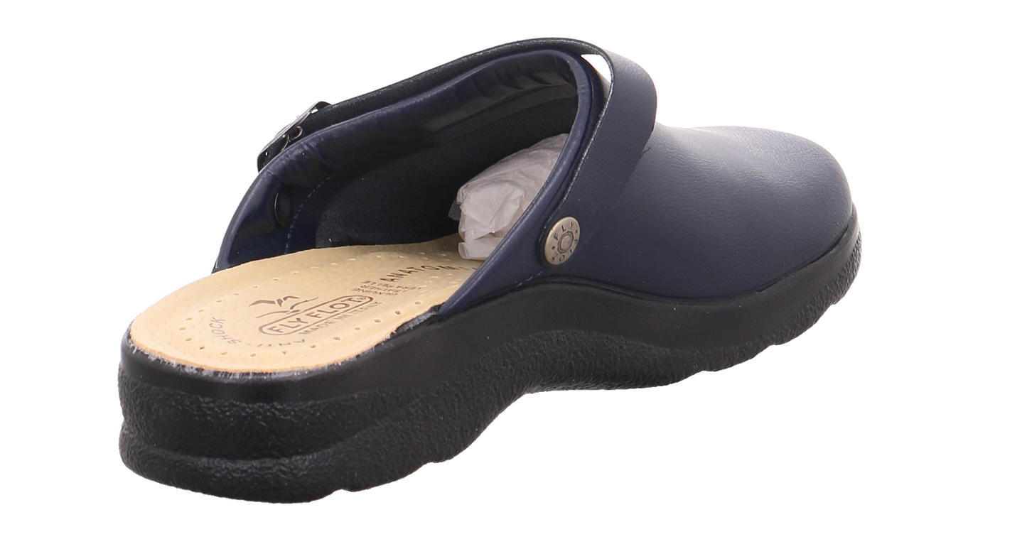 Fly Flot Tieffußbett Clog blau Bild5