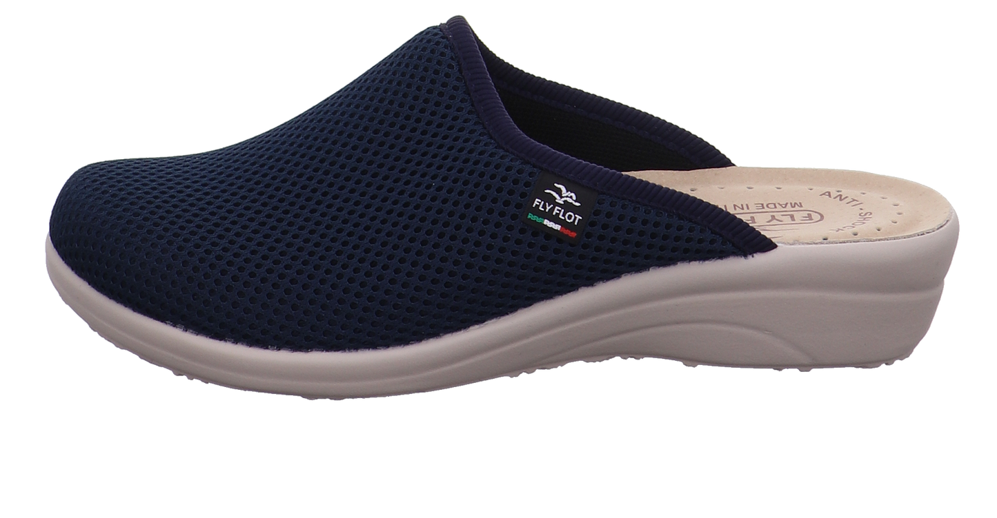 Fly Flot Tieffußbett Clog blau Bild1