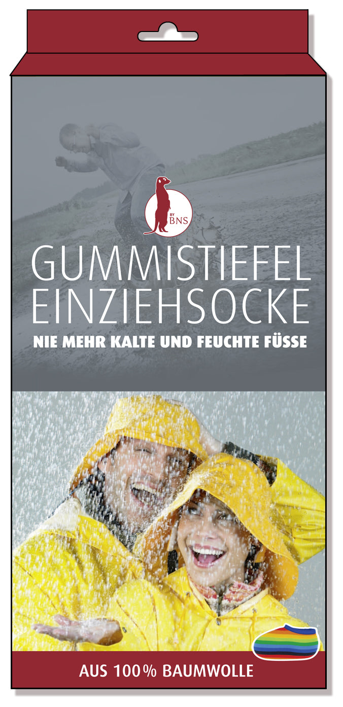 GUMMISTIEFELEINZIEHSOCKE