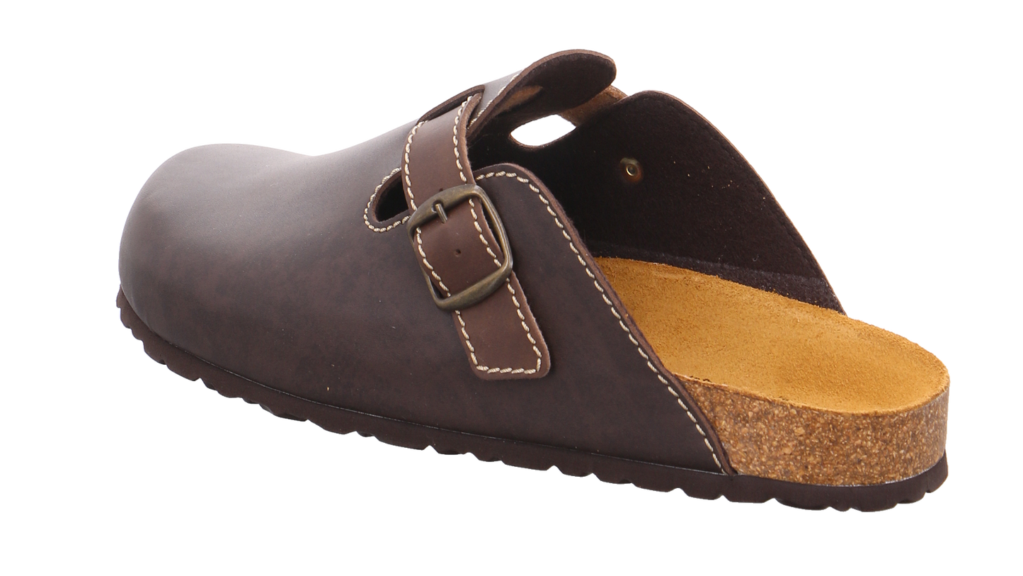 Longo Tieffußbett Clog dunkel-braun Bild3