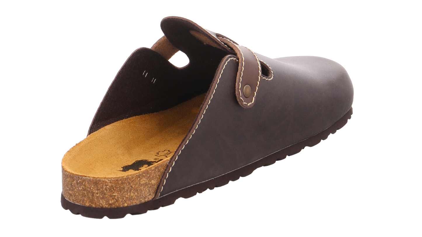 Longo Tieffußbett Clog dunkel-braun Bild5